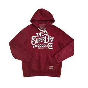 Red SuperDry Hoodie
